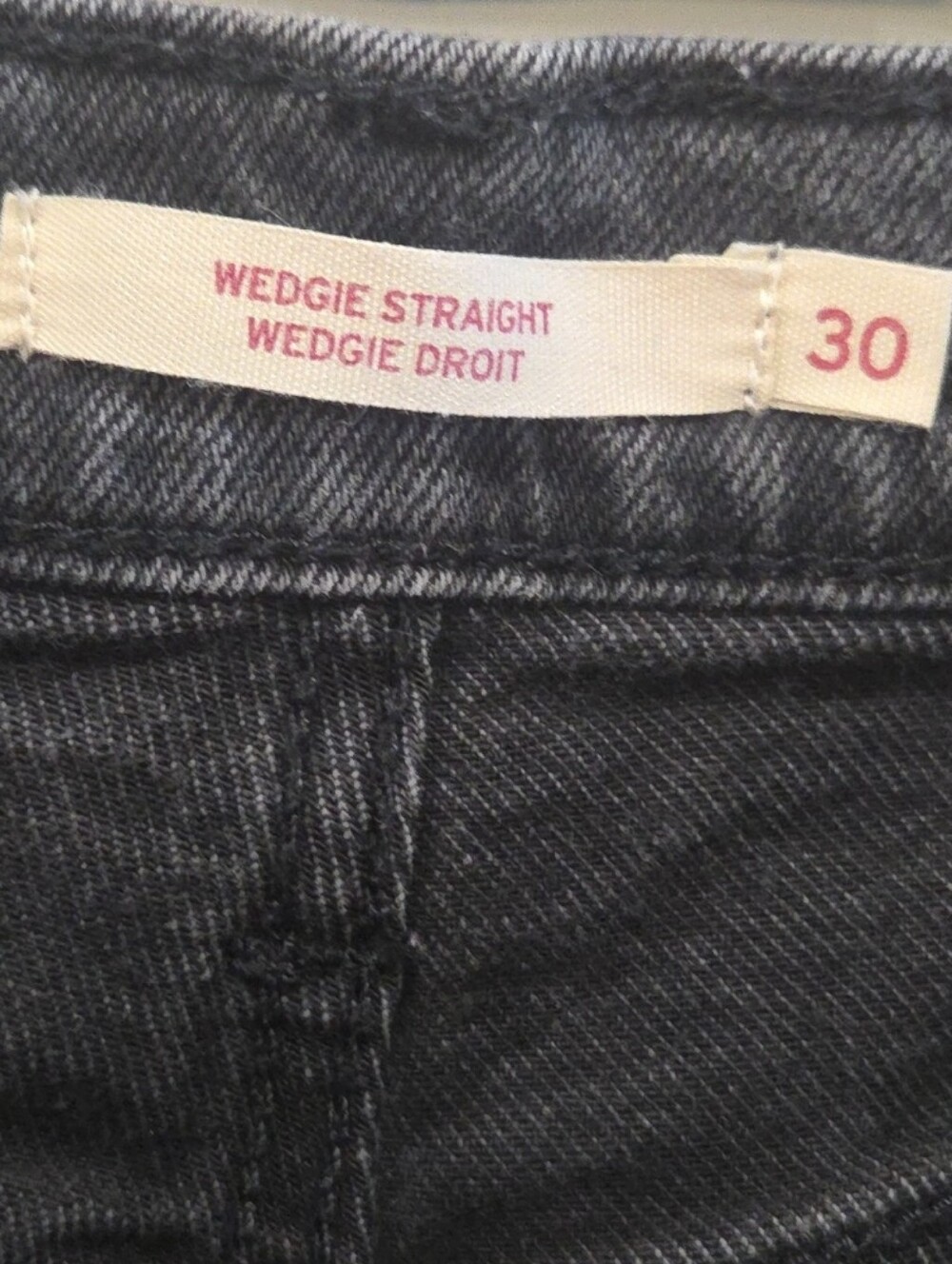 Levi's Wedgie Straight Women's Jeans - Black Denim